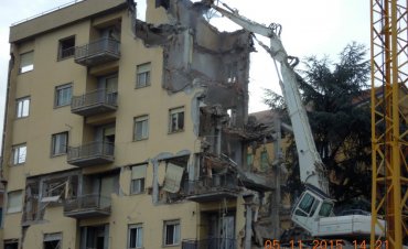 Demolizione edile L'Aquila: Via Castiglione